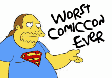 Worst Comic Con Ever GIF - The Simpsons Worst Comic Con Ever Comic Con GIFs