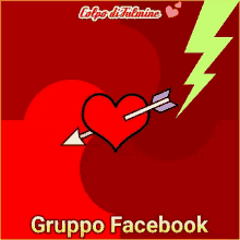 Gruppo Facebook Colpo Di Fulmine GIF - Gruppo Facebook Colpo Di Fulmine Amore GIFs