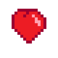 Heart Pixel Art Sticker - Heart Art Pixel Art Stickers