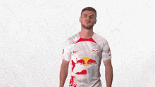 Waving Hands Timo Werner GIF - Waving Hands Timo Werner Rb Leipzig GIFs