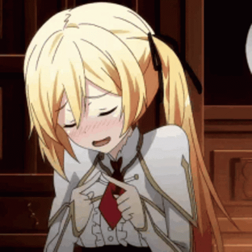Blushing Anime Girl Hides GIF  Blushing Anime Girl Hides Hide Face   Discover  Share GIFs
