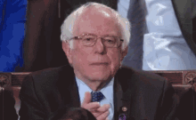 State Of The Union Bernie Sanders GIF - State Of The Union Bernie Sanders Clapping GIFs