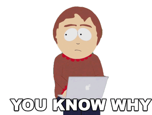 You Know Why Sharon Marsh Sticker - You Know Why Sharon Marsh South Park Stickers