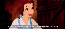 Belle Beauty And The Beast GIF - Belle Beauty And The Beast I Just Read The Most Wonderful Story GIFs