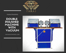 a double polisher machine with vacuum is advertised by paras traders