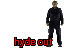 Michael Myers Hyde Sticker - Michael Myers Hyde Stickers