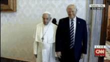 Pope Trump GIF - Pope Trump Touching GIFs