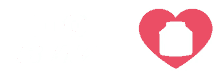 a sign that says i love binax with a heart and a jar