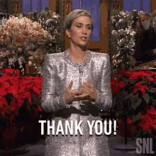 Thank You Kristen Wiig GIF - Thank You Kristen Wiig Saturday Night Live GIFs