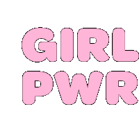 Girl Pwr Girl Power Sticker - Girl Pwr Girl Power Gurl Stickers