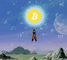 Bitcoin Son Goku GIF - Bitcoin Son Goku Genkidama GIFs