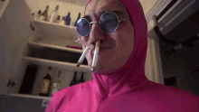 Pink Guy Filthy Frank GIF - Pink Guy Filthy Frank Smoking GIFs