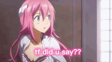 julis riessfeld what did you say what the fuck anime wtf wtf anime