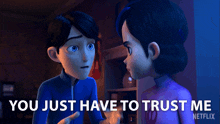 You Just Have To Trust Me Jim Lake Jr GIF - You Just Have To Trust Me Jim Lake Jr Claire Nuñez GIFs