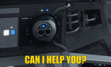 a can i help you message is displayed on a computer screen