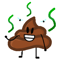 Poopie Pooper Sticker - Poopie Poop Pooper Stickers