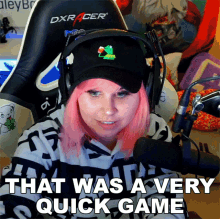 that was a very quick game thehaleybaby that was a quick game quick game fast game