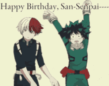 Sanchan Mha Happy Birthday San Chan GIF - Sanchan Mha Happy Birthday San Chan GIFs