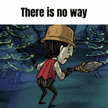 Dont Starve Wilson GIF - Dont Starve Wilson There Is No Way GIFs
