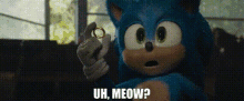Sonic Uh Meow GIF