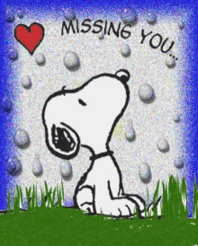 Snoopy Missing You GIF