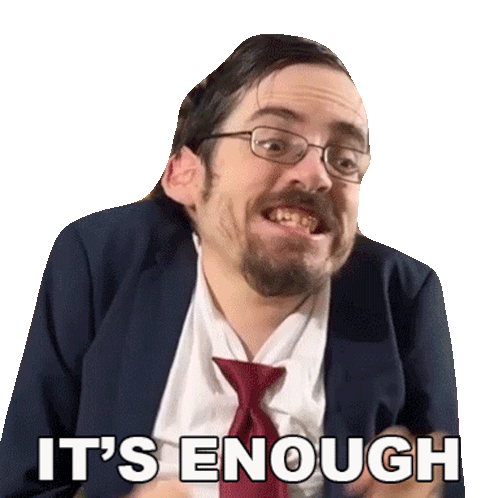 It'S Enough Ricky Berwick Sticker - It'S Enough Ricky Berwick It'S Sufficient Stickers