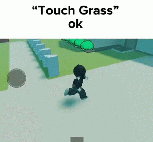 touch grass - Roblox