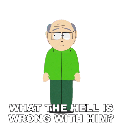 What The Hell Is Wrong With Him Herbert Garrison Sticker - What The Hell Is Wrong With Him Herbert Garrison Mr Garrison Stickers