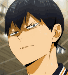 Angry Funny Anime Funny Anime Expression GIF - Angry Funny Anime Funny Anime Expression Kageyama Tobio Nope GIFs