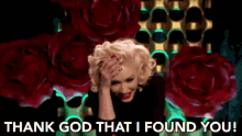 Gwen Stefani Singing GIF - Gwen Stefani Singing Thank God That I Found You GIFs