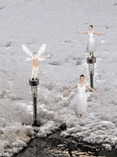 Ballet Dancers And Fairy Snow GIF - Ballet Dancers And Fairy Ballet Fairy GIFs