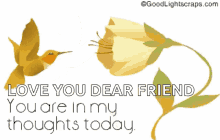 Love You You Are In My Thoughts Today GIF