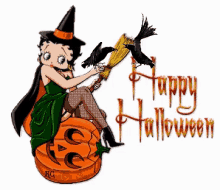 Happy Halloween Witch GIF