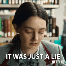 It Was Just A Lie Lily Iglehart GIF - It Was Just A Lie Lily Iglehart Tanya Reynolds GIFs