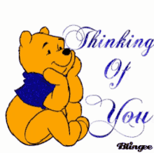 thinking of you winnie the pooh smiling