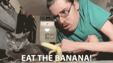 Eat The Banana Ricky Berwick GIF - Eat The Banana Ricky Berwick Eat This Banana GIFs