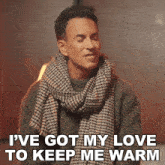 I'Ve Got My Love To Keep Me Warm Mark Masri GIF - I'Ve Got My Love To Keep Me Warm Mark Masri The Tenors GIFs