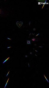 the word ailes that is on a black screen