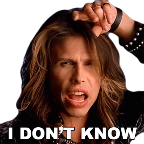 I Dont Know Steven Tyler Sticker - I Dont Know Steven Tyler Aerosmith Stickers