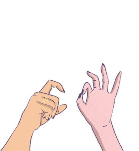 Romance Hand Gesture Sticker - Romance Hand Gesture Fingers Stickers