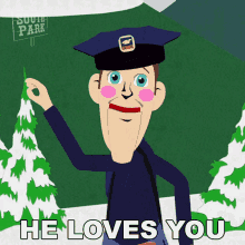 He Loves You South Park GIF - He Loves You South Park He Cares For You GIFs