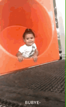 Baby Slide GIF - Baby Slide Bye GIFs