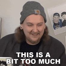 This Is A Bit Too Much Austin Dickey GIF - This Is A Bit Too Much Austin Dickey The Dickeydines Show GIFs