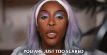 You Are Just Too Scared Jackie Aina GIF - You Are Just Too Scared Jackie Aina Coward GIFs