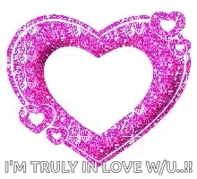 Im Truly In Love With You Pink Hearts GIF - Im Truly In Love With You Pink Hearts Glitter GIFs