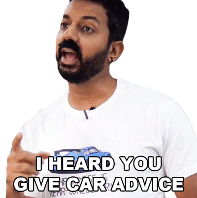 I Heard You Give Car Advice Faisal Khan Sticker - I Heard You Give Car Advice Faisal Khan I Heard You Give Suggestions About Cars Stickers