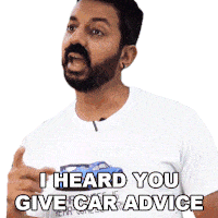 I Heard You Give Car Advice Faisal Khan Sticker - I Heard You Give Car Advice Faisal Khan I Heard You Give Suggestions About Cars Stickers