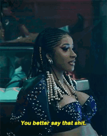 You Better Say That Shit Please Me GIF - You Better Say That Shit Please Me Cardi B GIFs