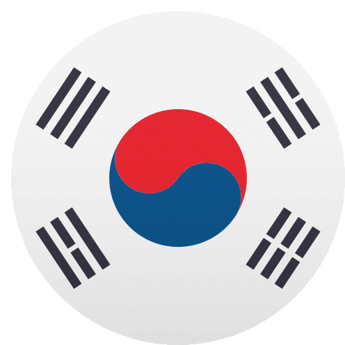 South Korea Flags Sticker - South Korea Flags Joypixels Stickers