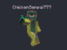Chicken Senpai777 Hype GIF - Chicken Senpai777 Hype Minecraft GIFs